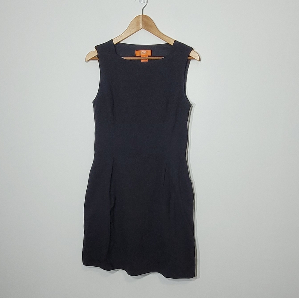 Joe Fresh Black Sleeveless Pleated Front Zipper Side Business Casual Size 6